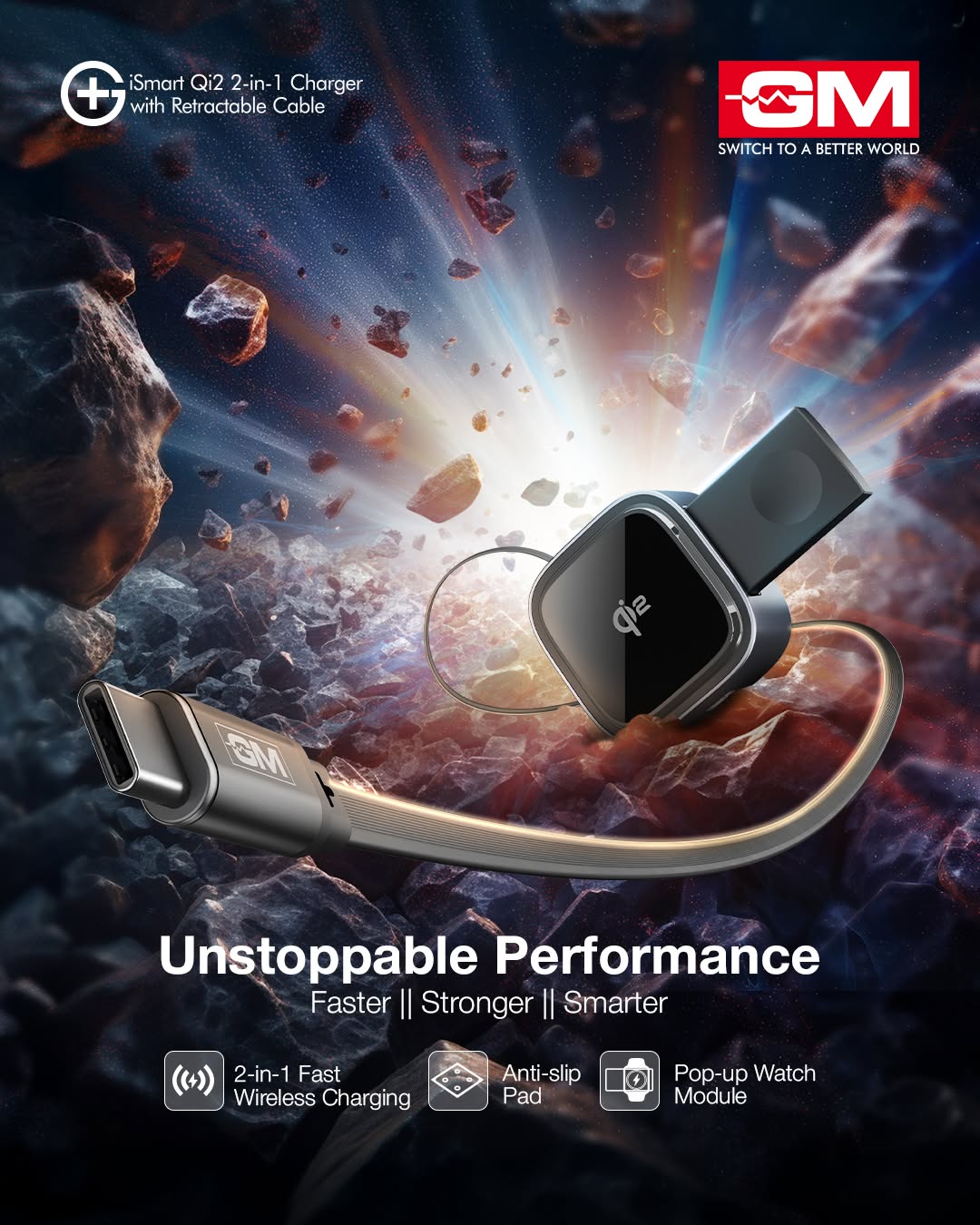 Magnetic & Retractable Charging Cable 5