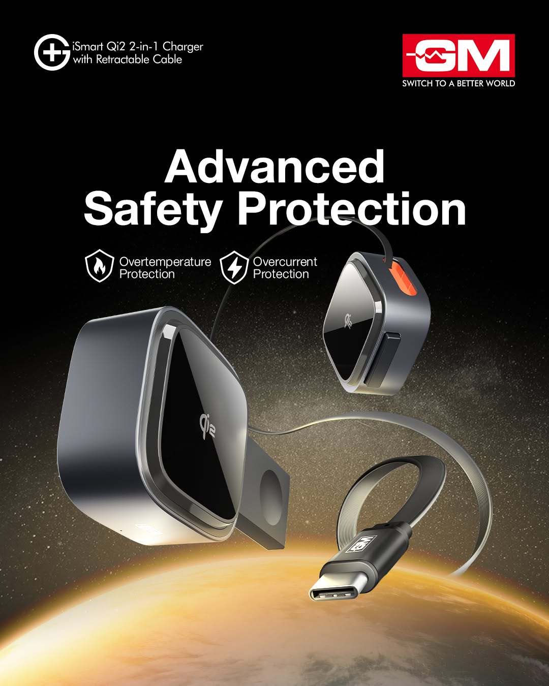 Magnetic & Retractable Charging Cable 6