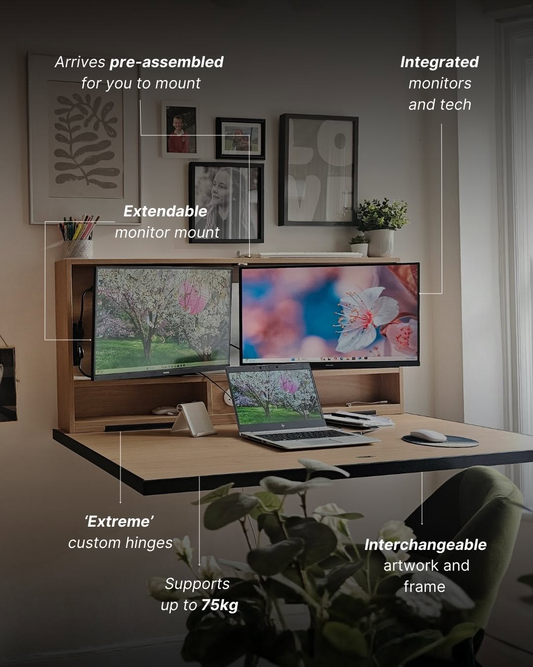 Tech-Integrated Desk image 4