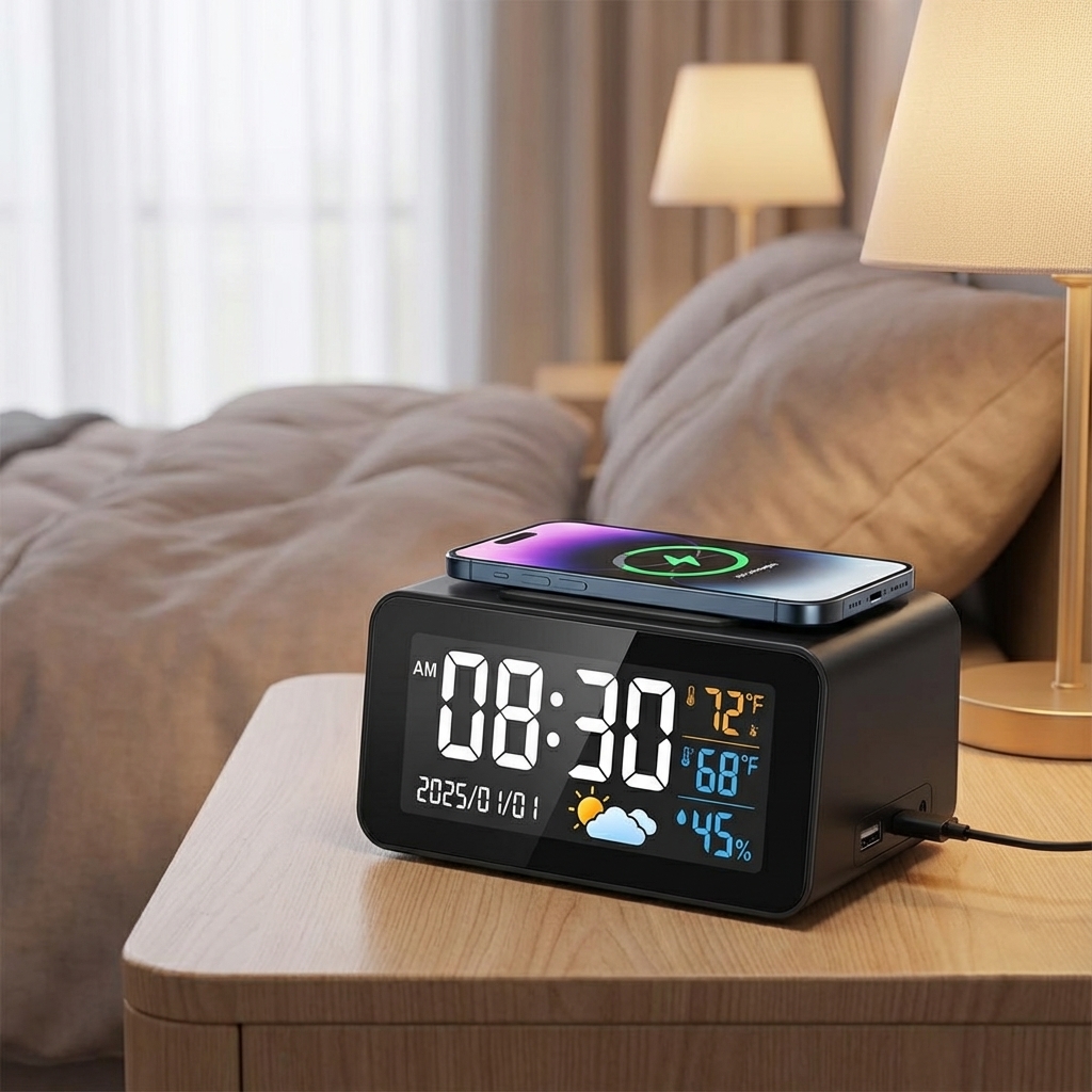 Multifunctional Hub Digital Clocks image 1