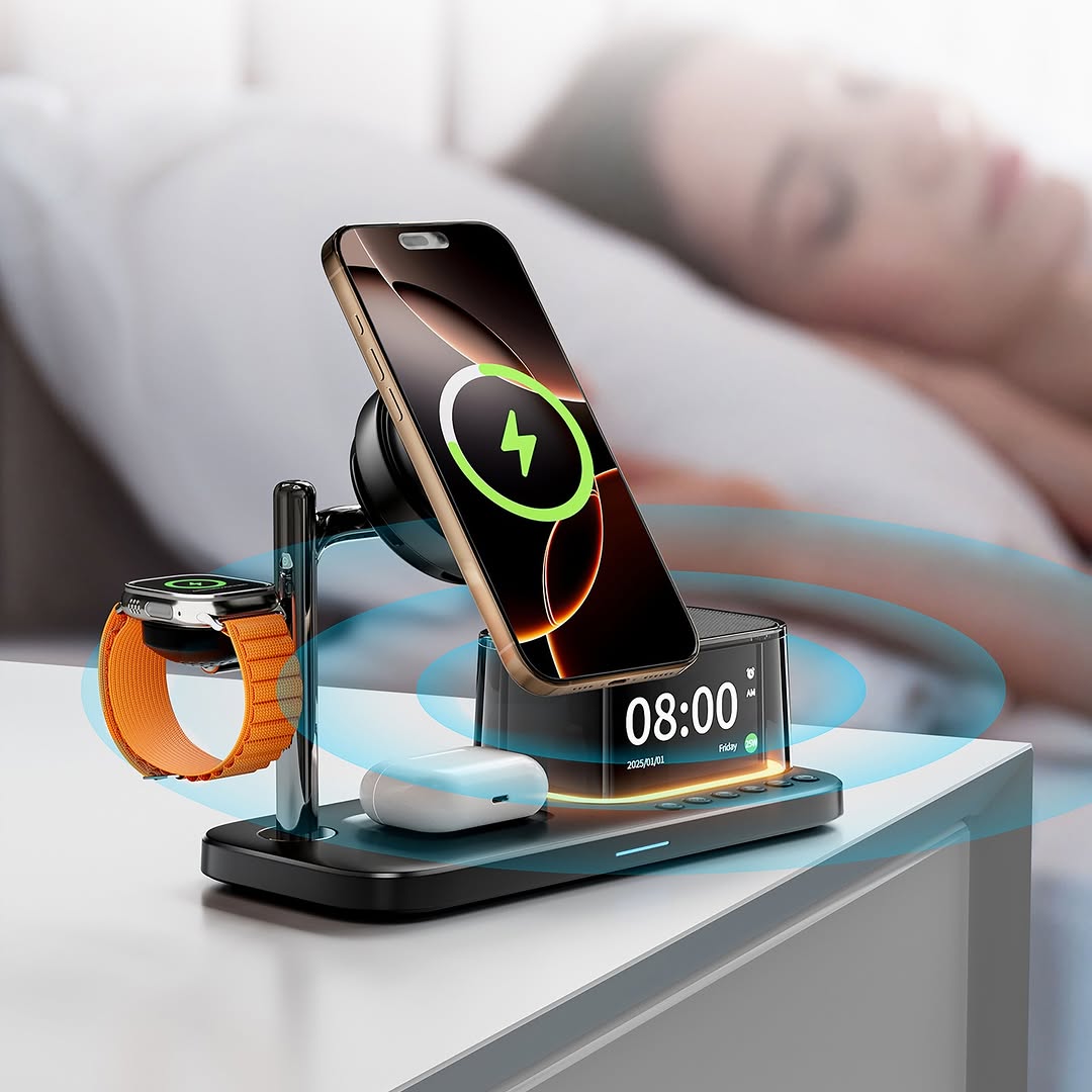 Multifunctional Hub Digital Clocks 4