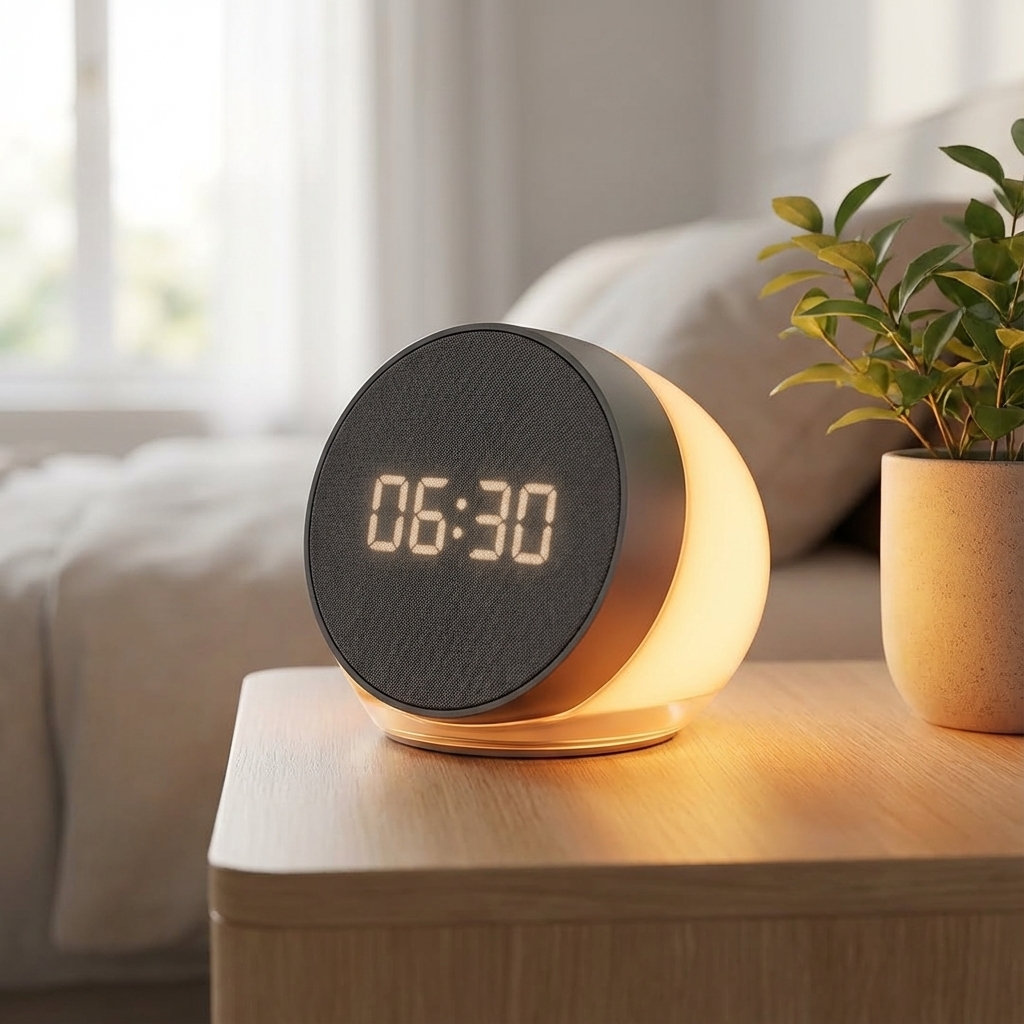 Sunrise Simulation Digital Clock — product image