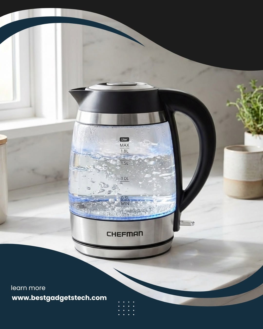 See-Through Glass Kettles