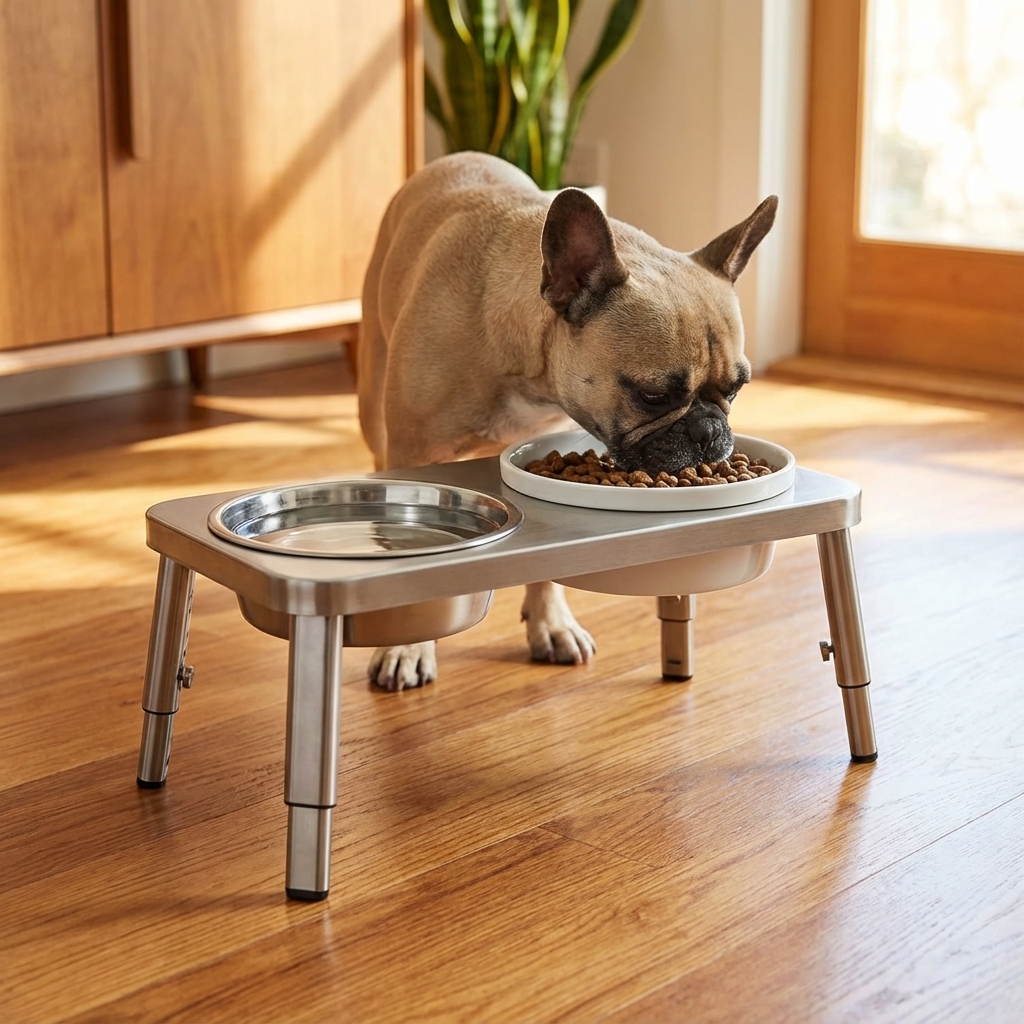 Ergonomic Elevated Pet Feeder image 2