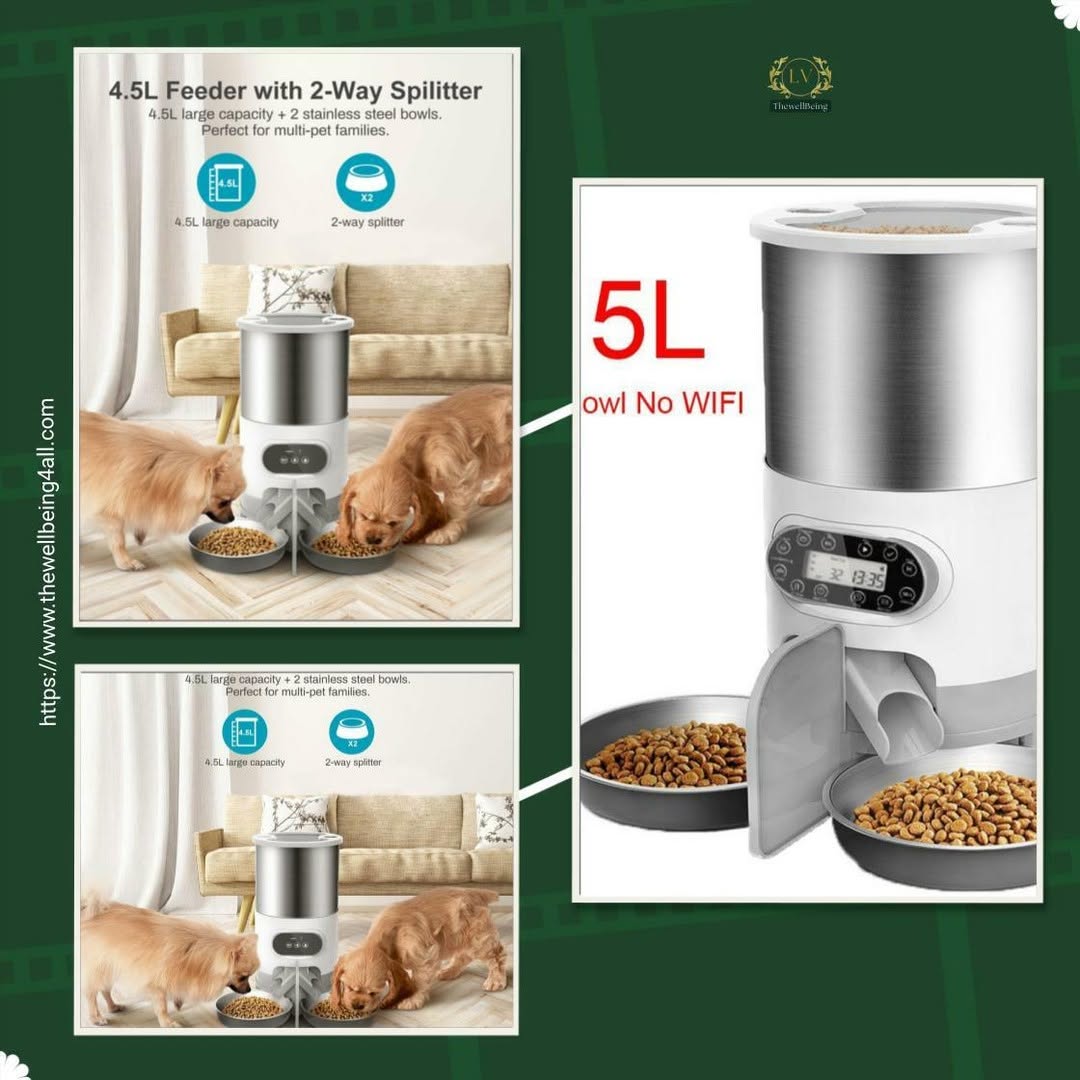 Multi-Pet Feeding Pet Feeder 3