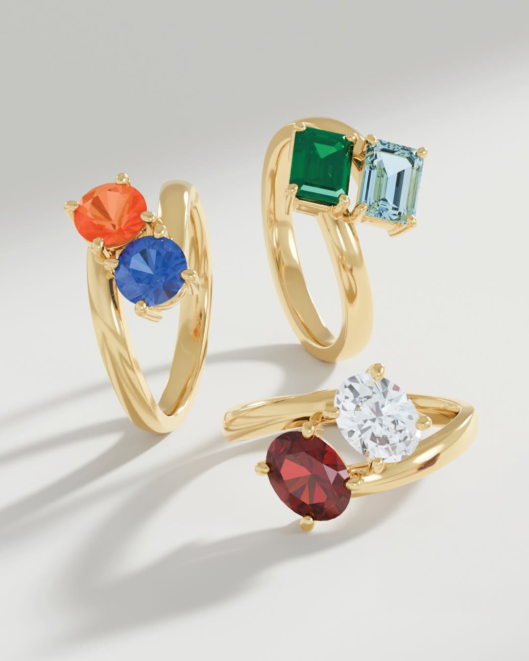 Colored Gemstone Rings