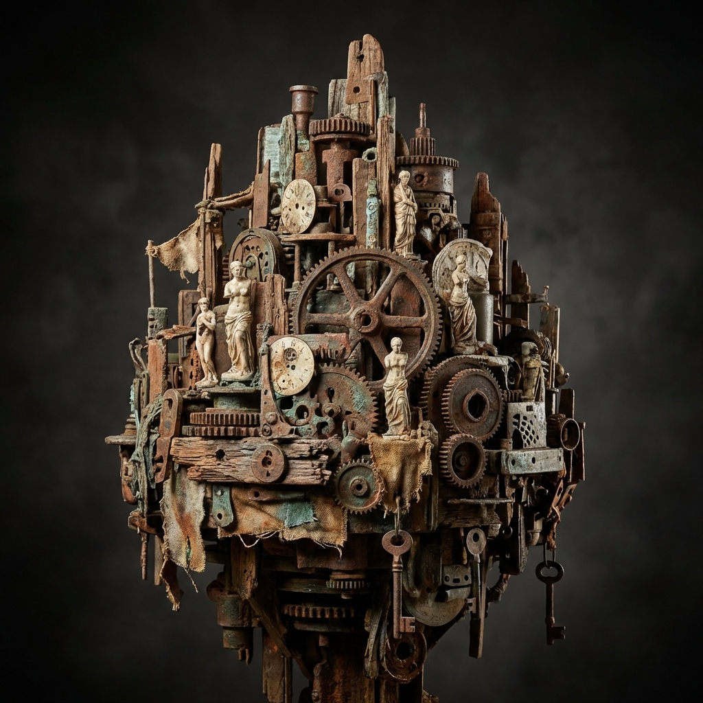 Mixed-Media Assemblage Sculptures main image