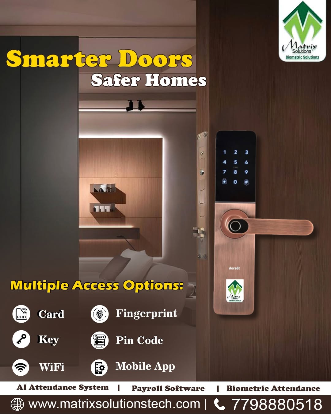 Biometric Access Smart Door Lock 1