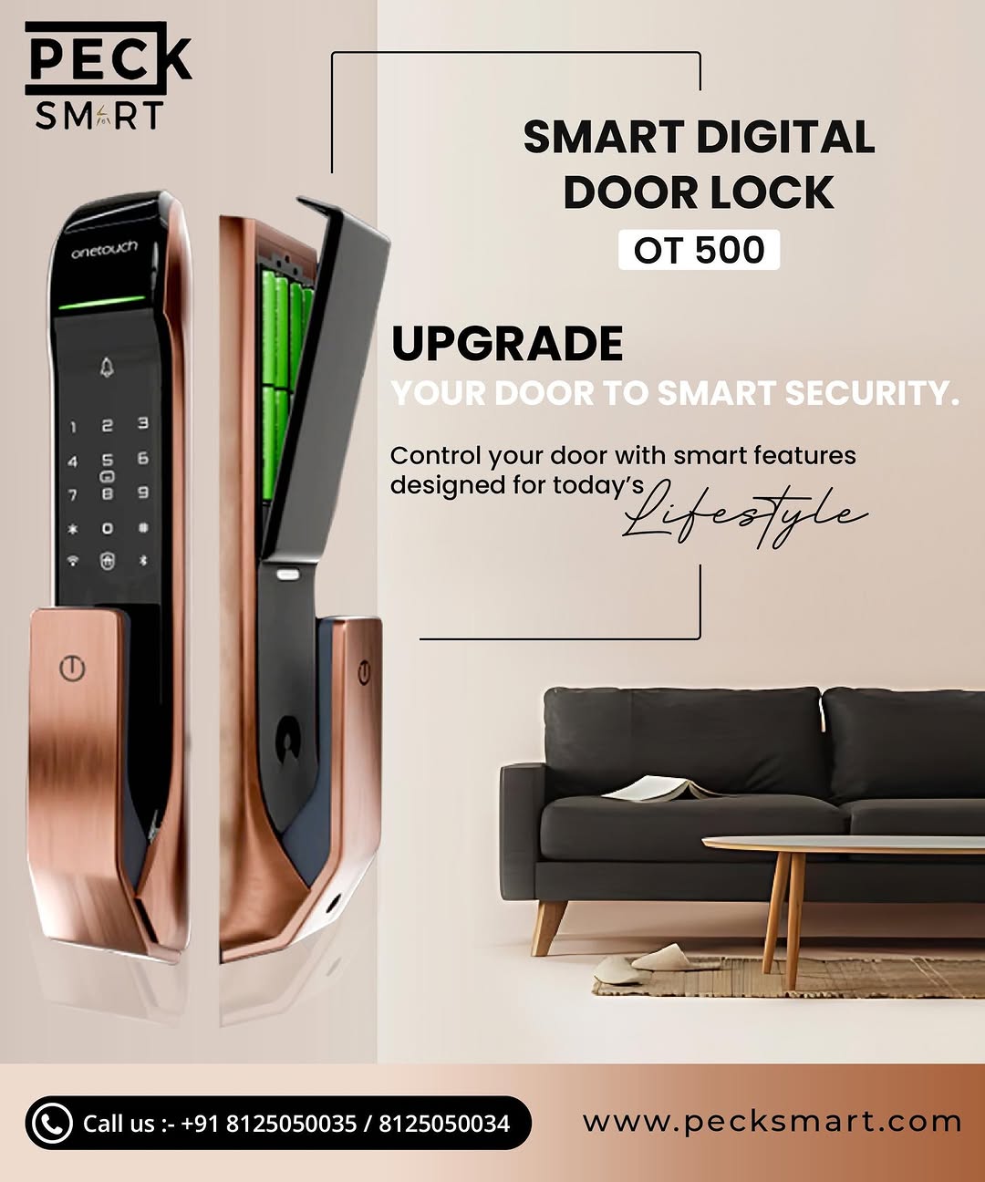 Modern Design Smart Door Lock 2