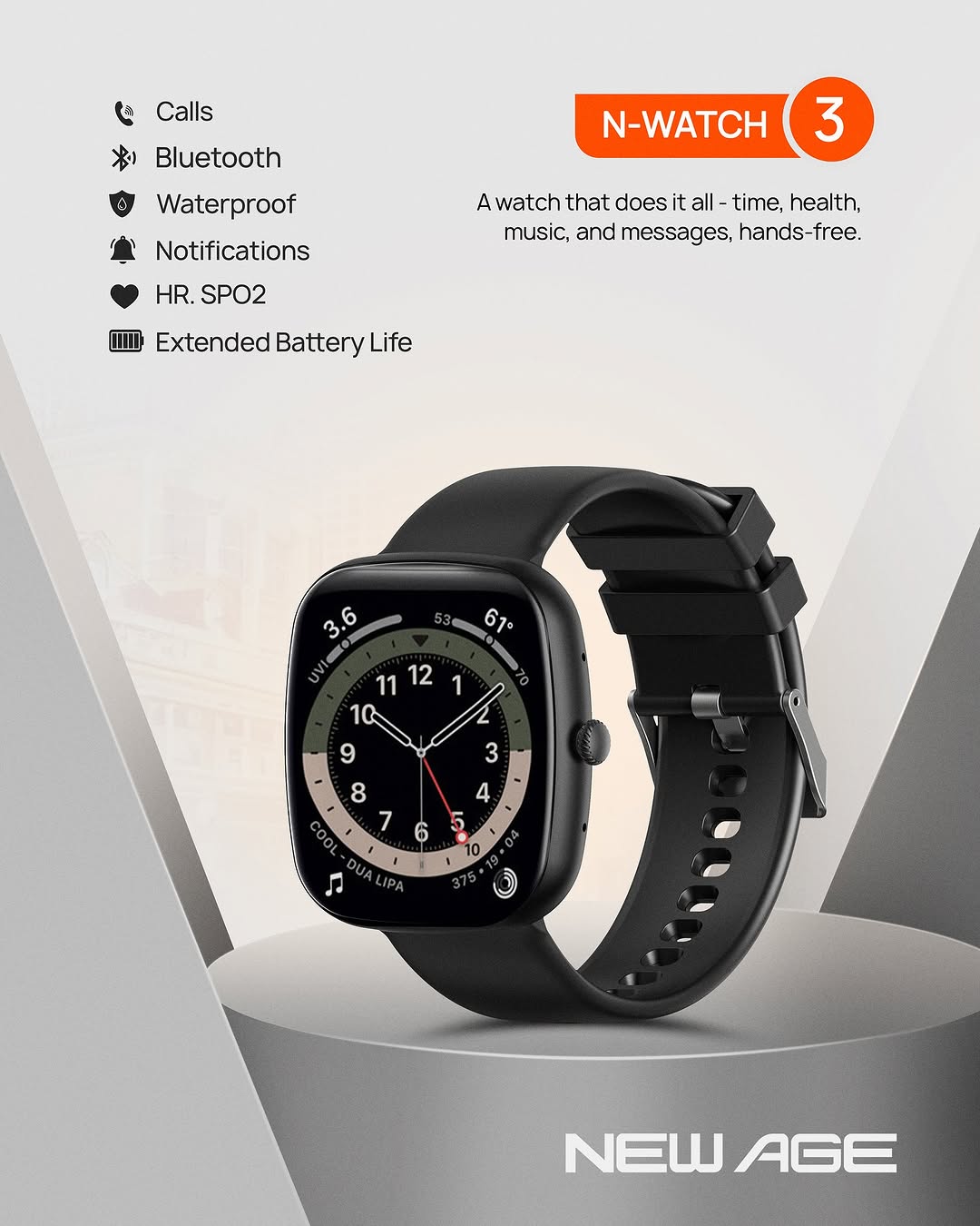 Extended Battery Life Smart Watch 2