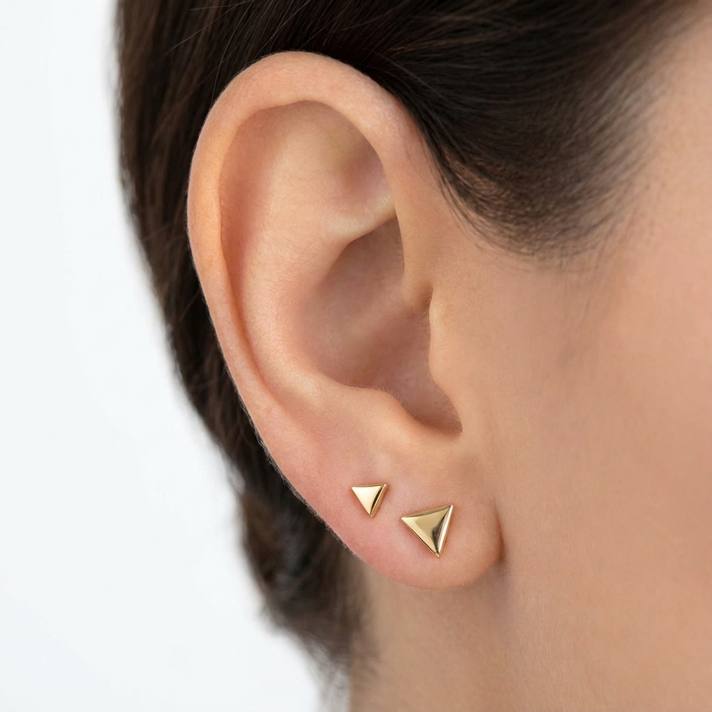 Minimalist Geometric Studs product 2