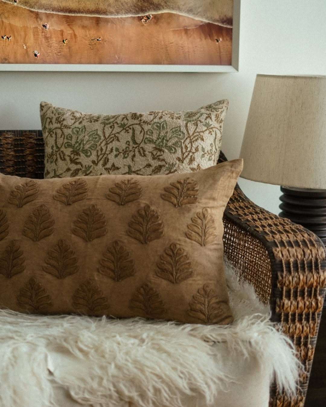 Earthy Hues Throw Pillows 1
