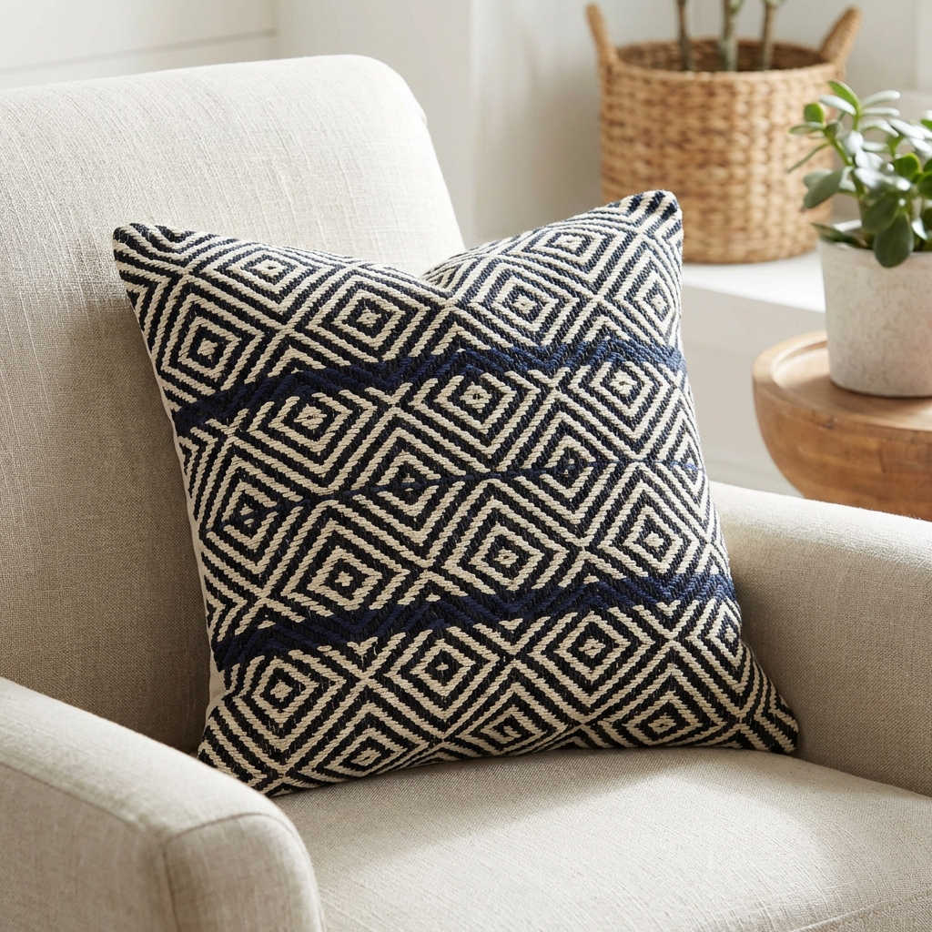 Geometric Patterns Throw Pillows main image