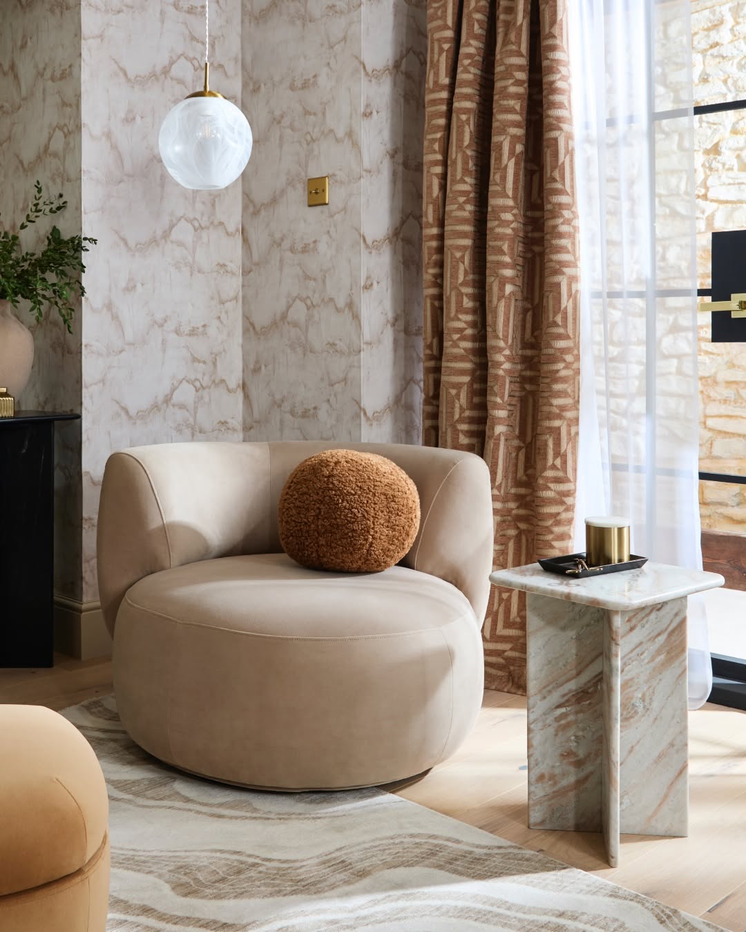 Sculptural Shapes Throw Pillows 2