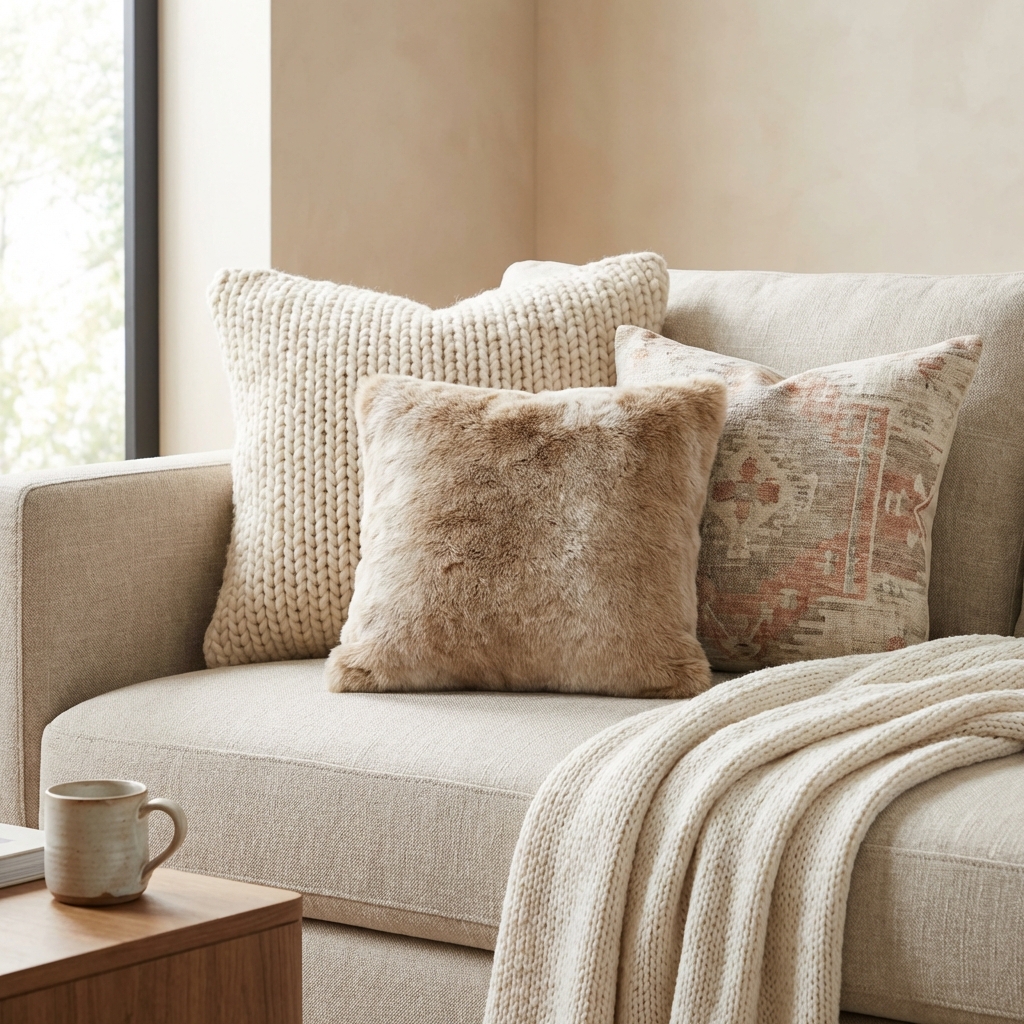 Soft Scandinavian Throw Pillows main image