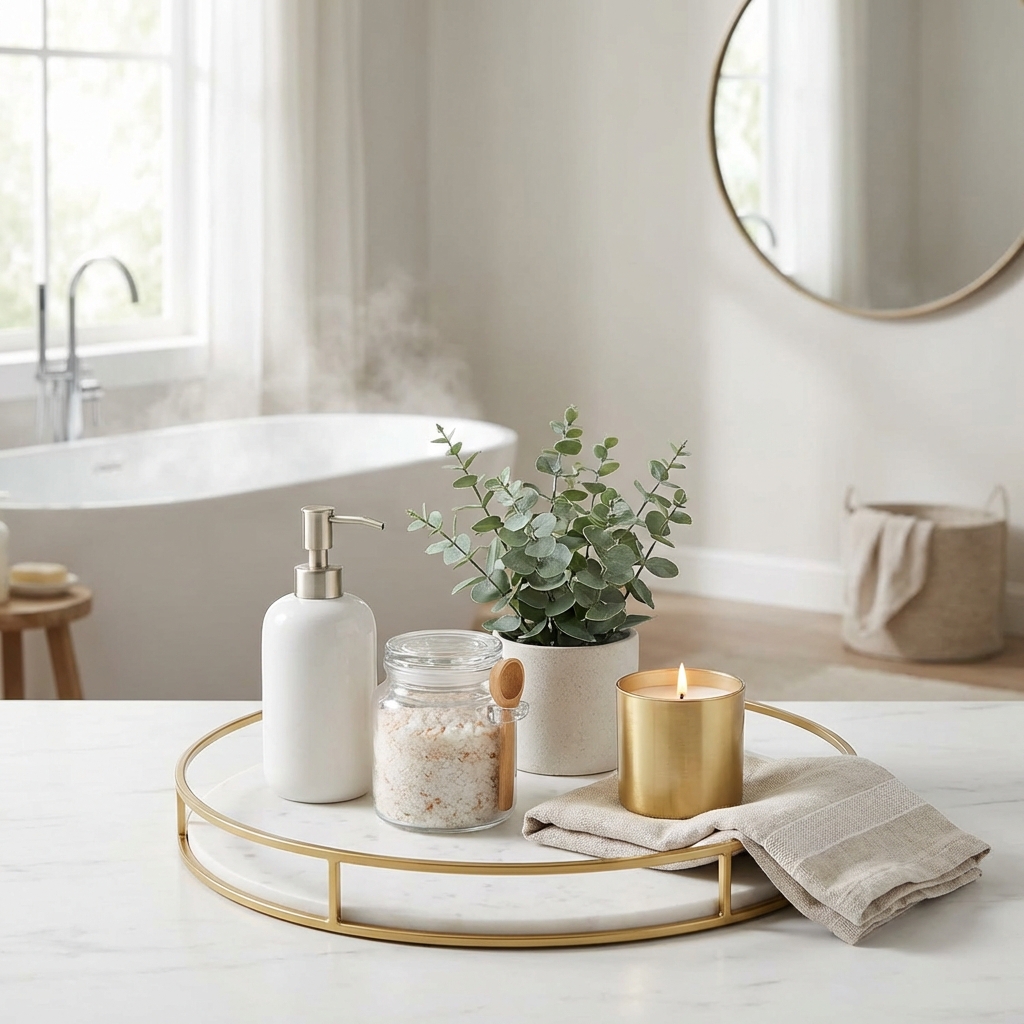 Spa-Inspired Bathroom Trays main image