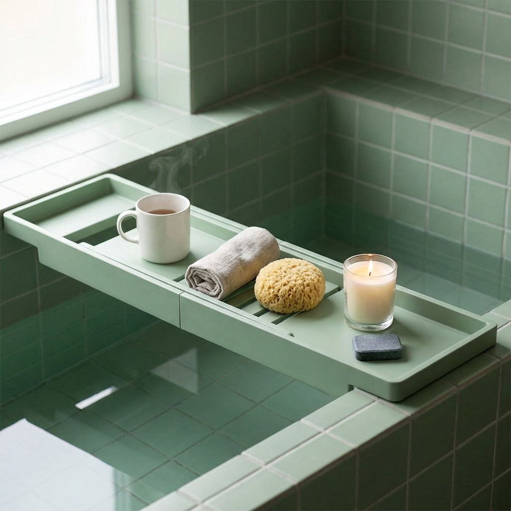 Spa-Inspired Bathtub Trays image 2