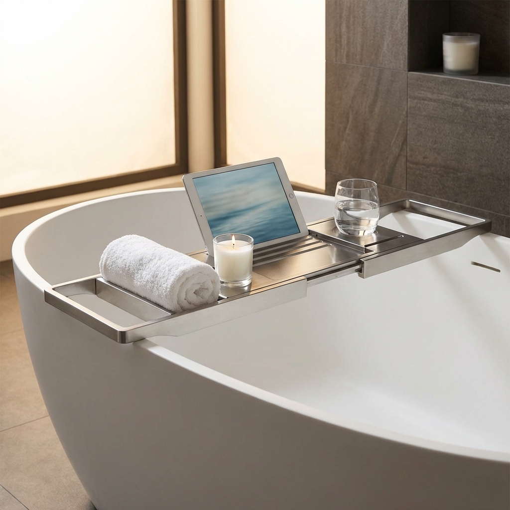 Spa-Inspired Bathtub Trays image 3