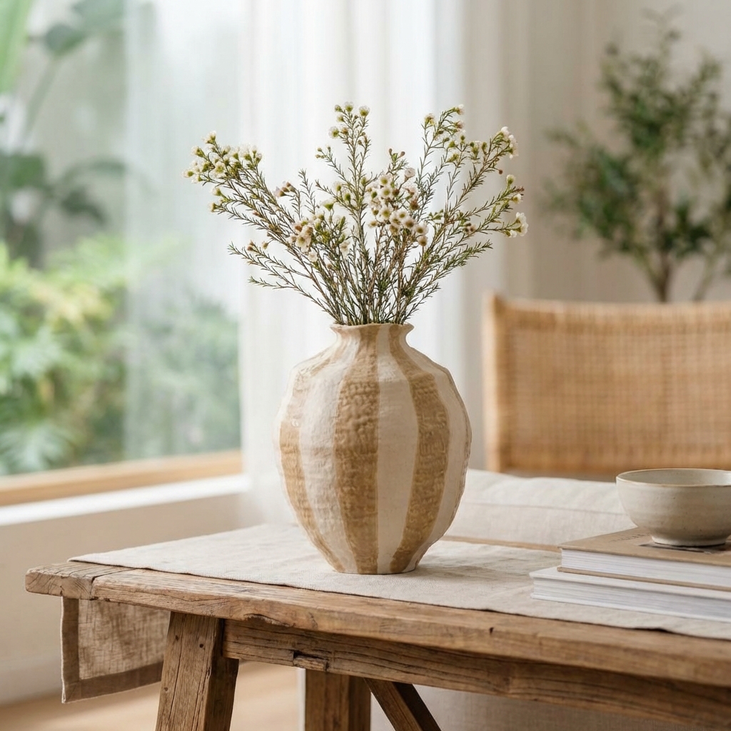 Textured Natural Vase image 2