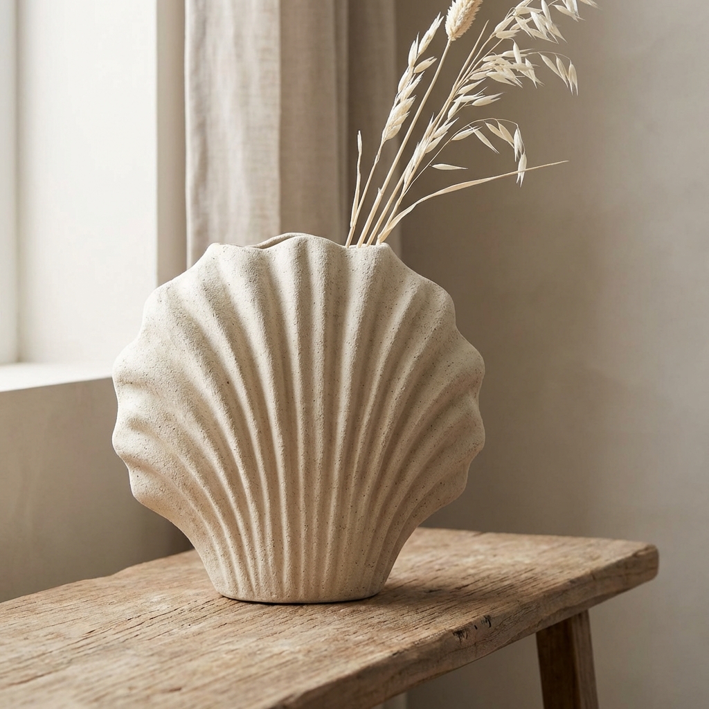 Textured Natural Vase image 3