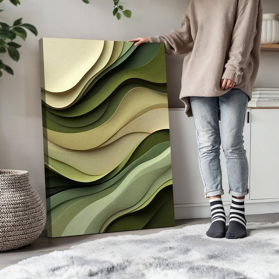 Biophilic Abstract Wall Art 1