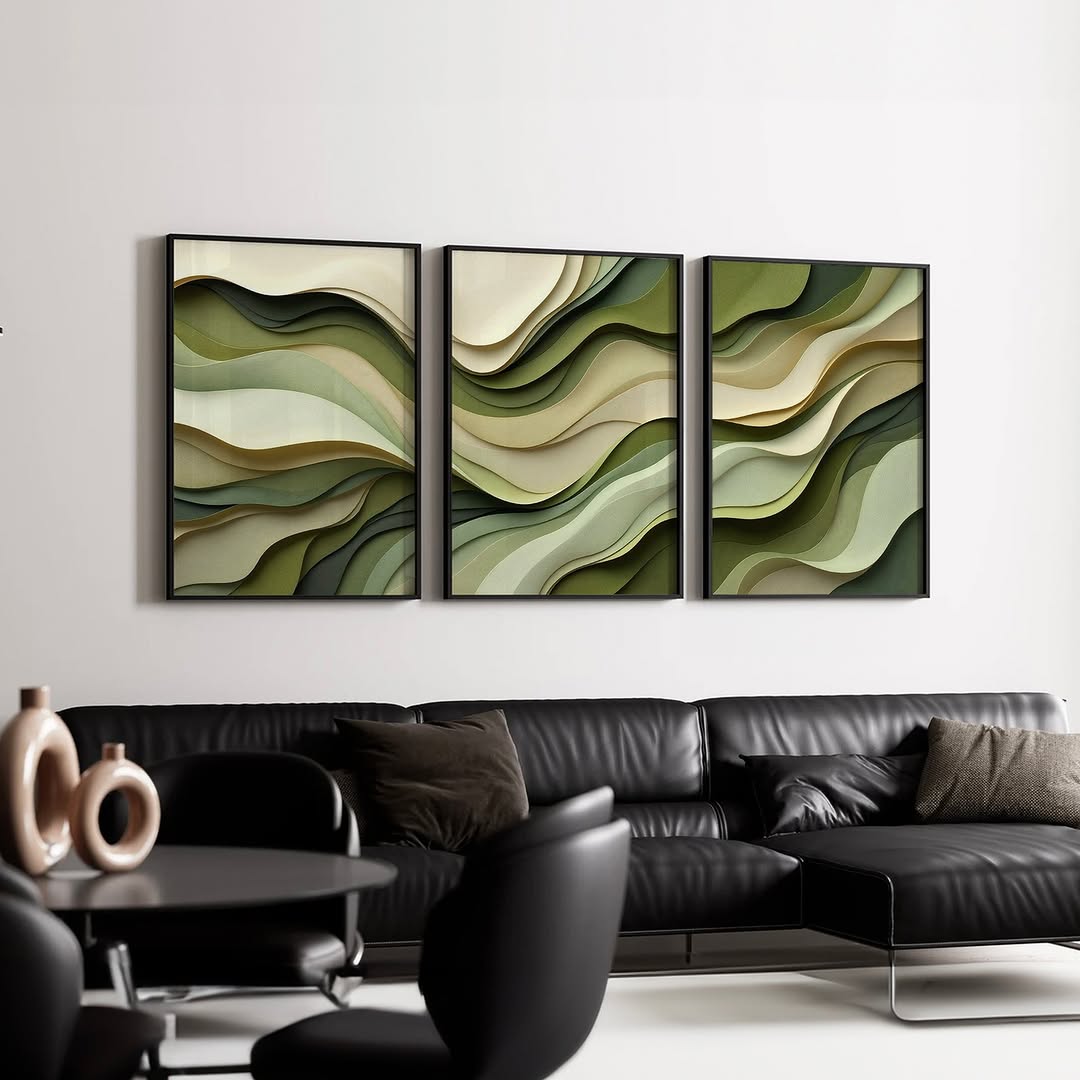 Biophilic Abstract Wall Art 2