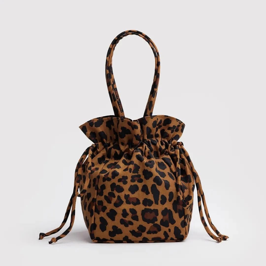 The Animal Print Bucket Bag