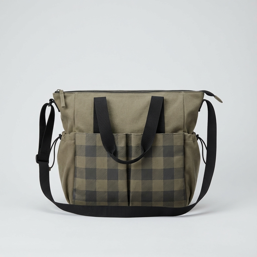 The Utilitarian Canvas Bucket Bag — product image