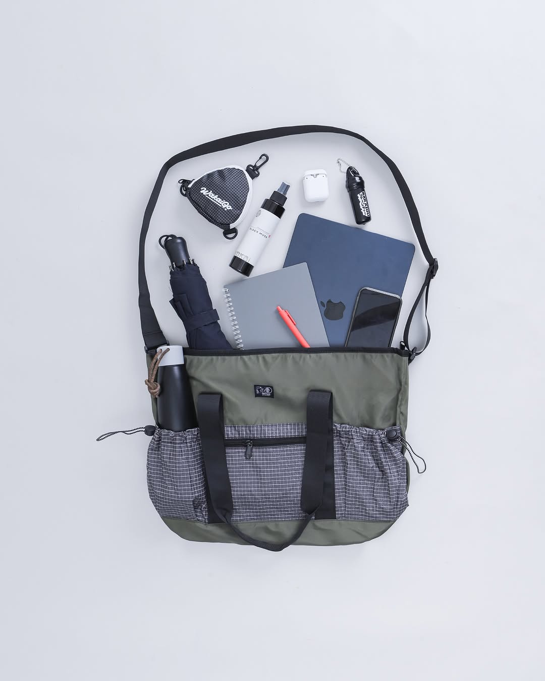 The Utilitarian Canvas Bucket Bag