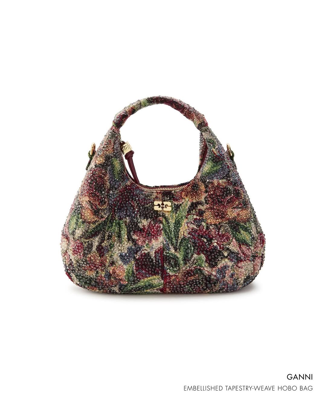 Embellished Hobo Bag