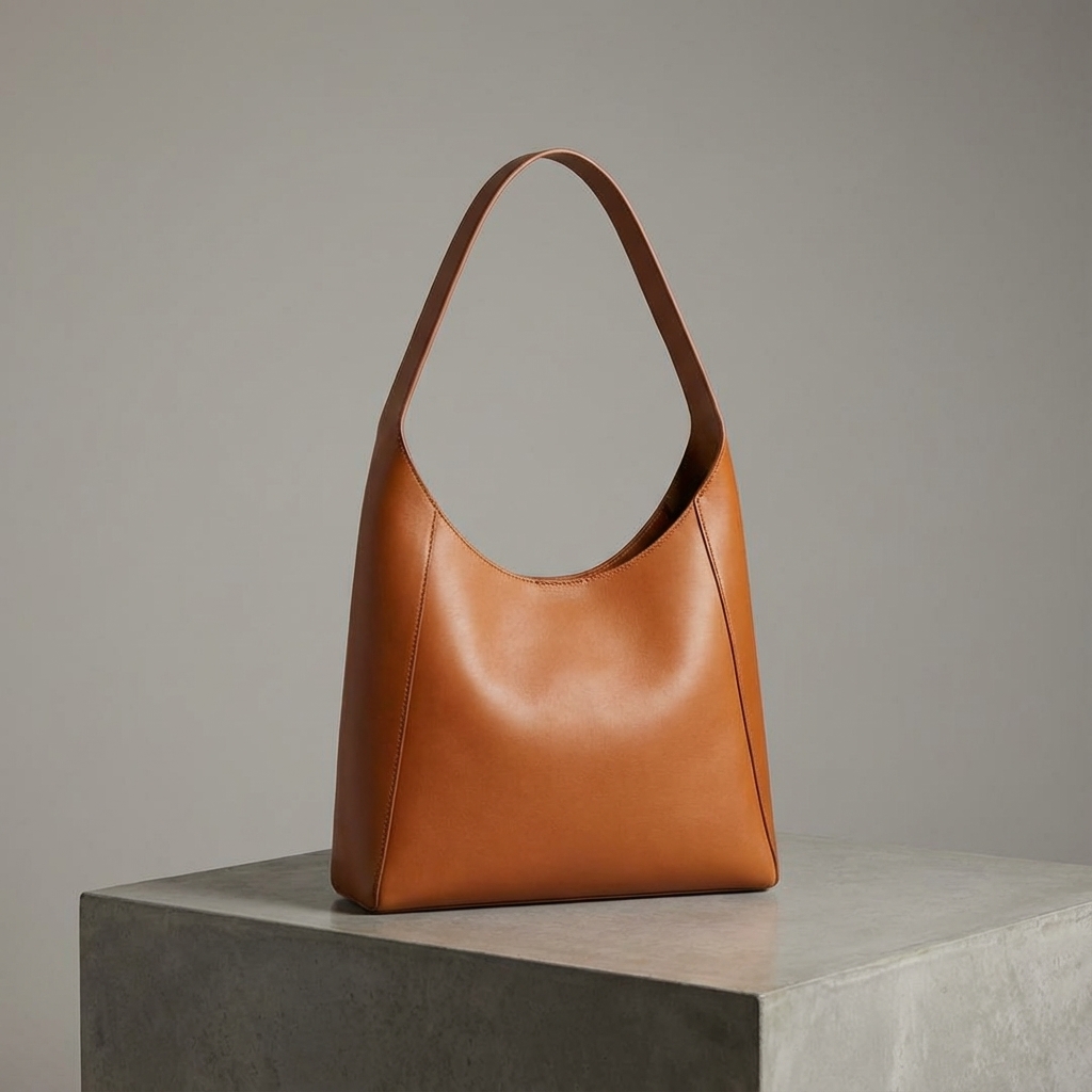 Minimalist Leather Hobo Bag product 2