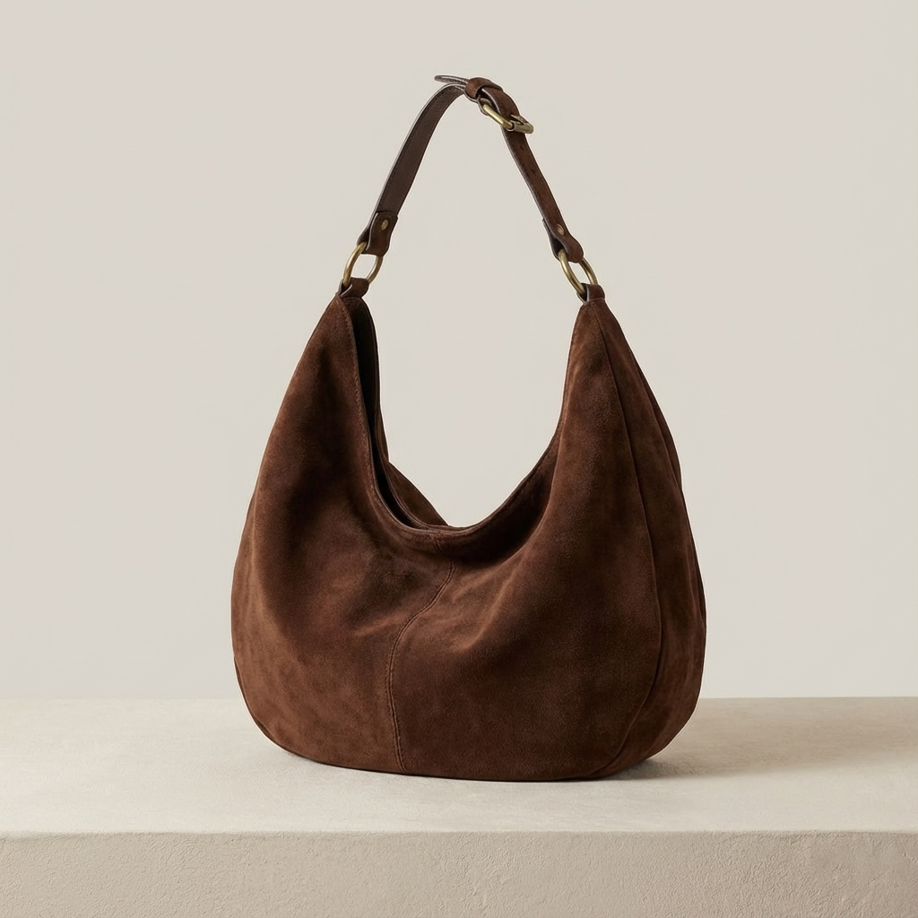 Oversized Suede Hobo Bag — product image