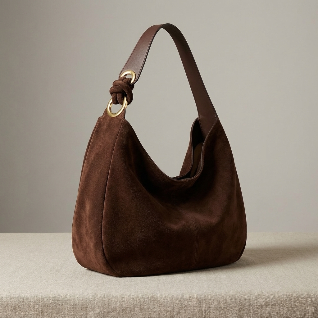 Oversized Suede Hobo Bag product 2