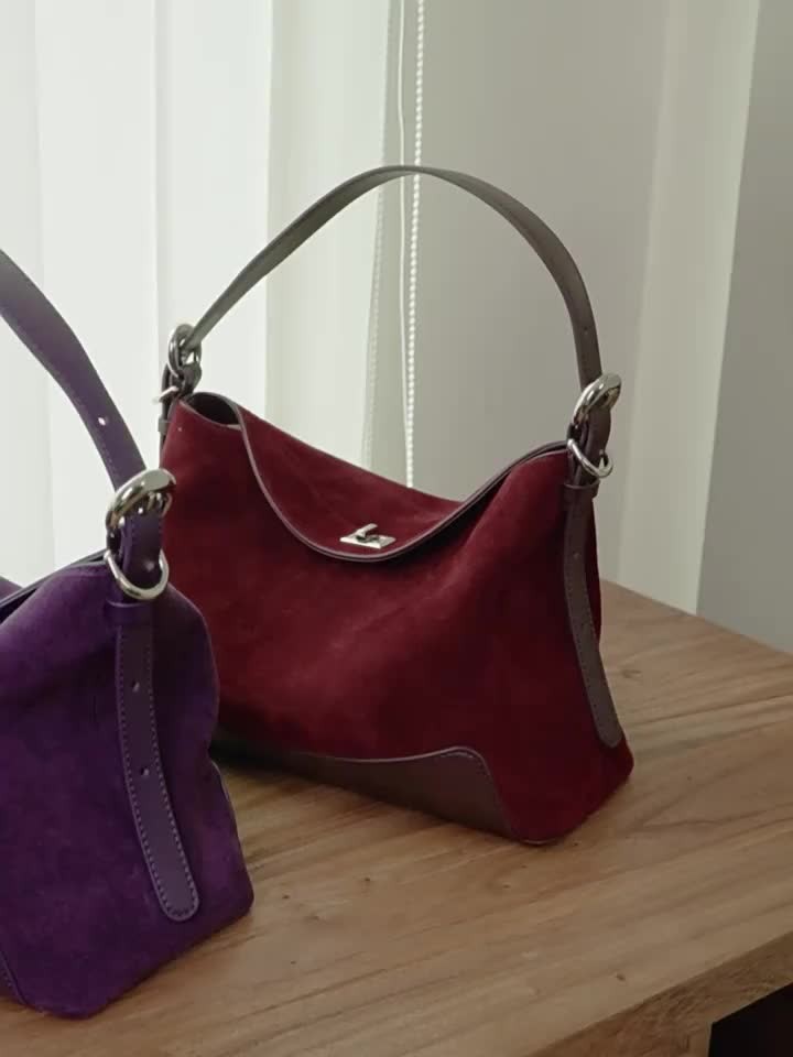 Slouchy Crescent Hobo Bag