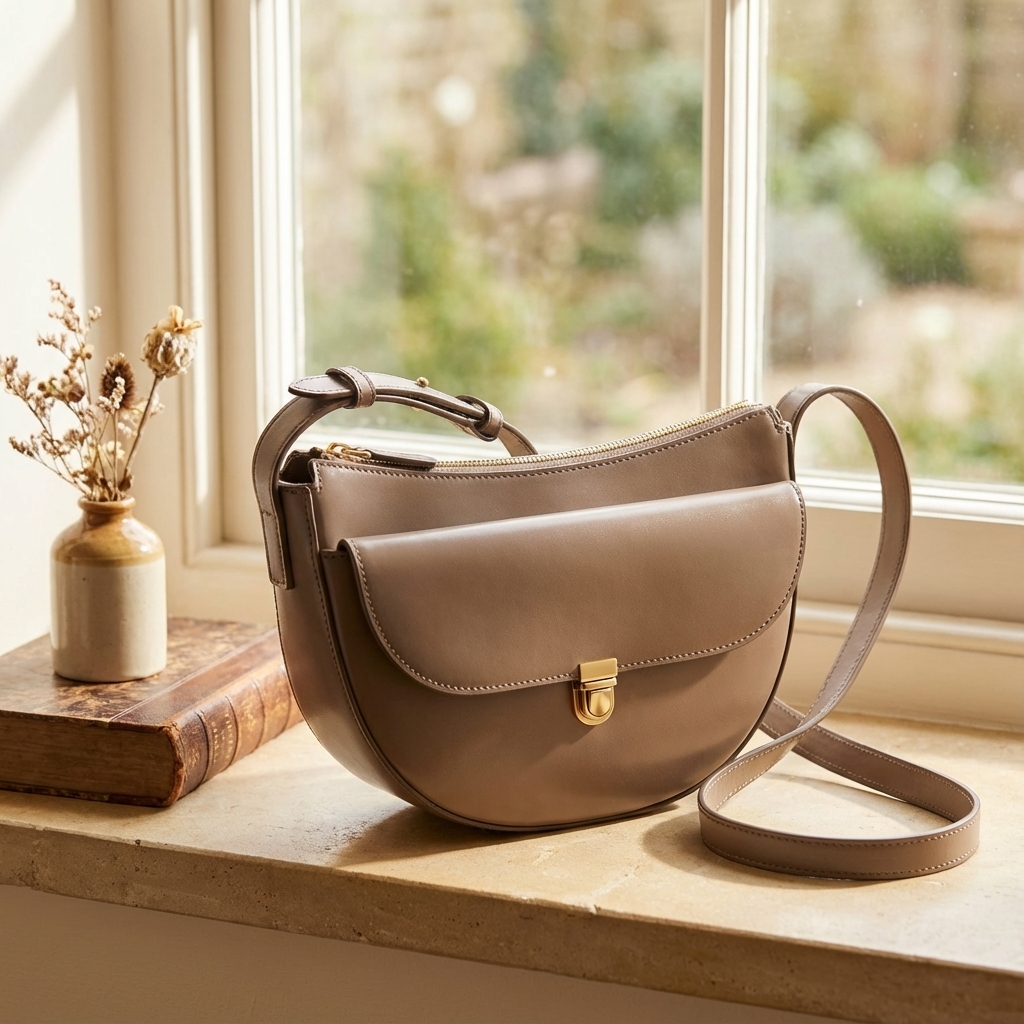 The Structured Leather Sling Bag product 3