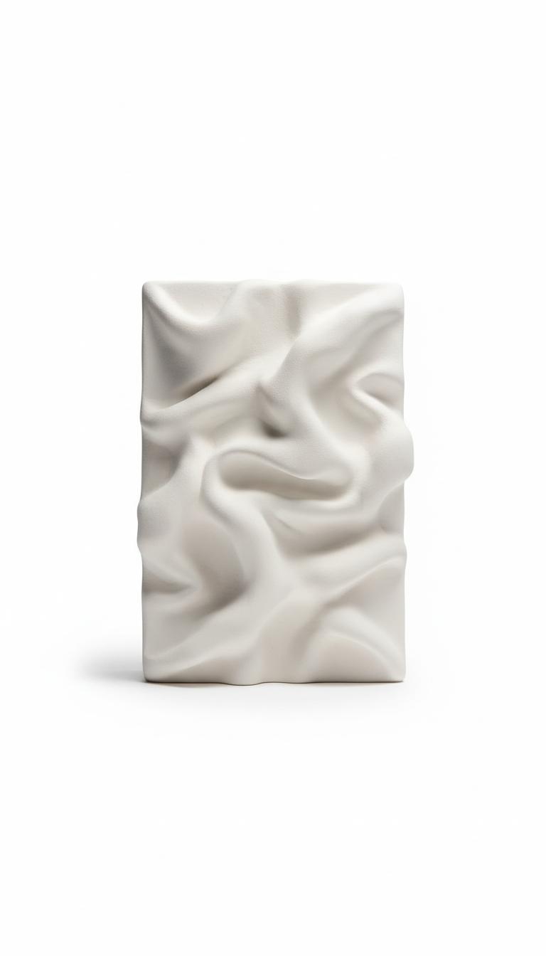 Draped Fabric Minimalist Craft Sculptures