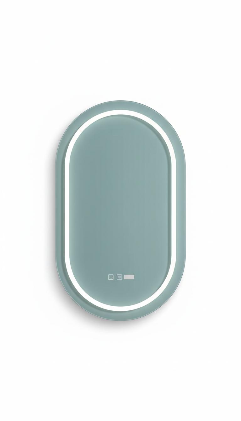 Oval Backlit LED Smart Technology Mirrors
