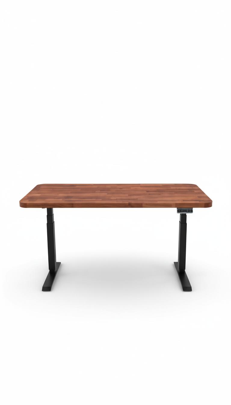 Wood Top Motorized Tech-Integrated Desk